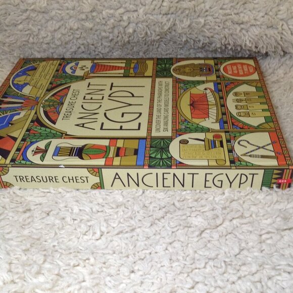 NWOT Treasure Chest of Ancient Egypt; Learning, Book with puzzles, Intriguing - Picture 5 of 6